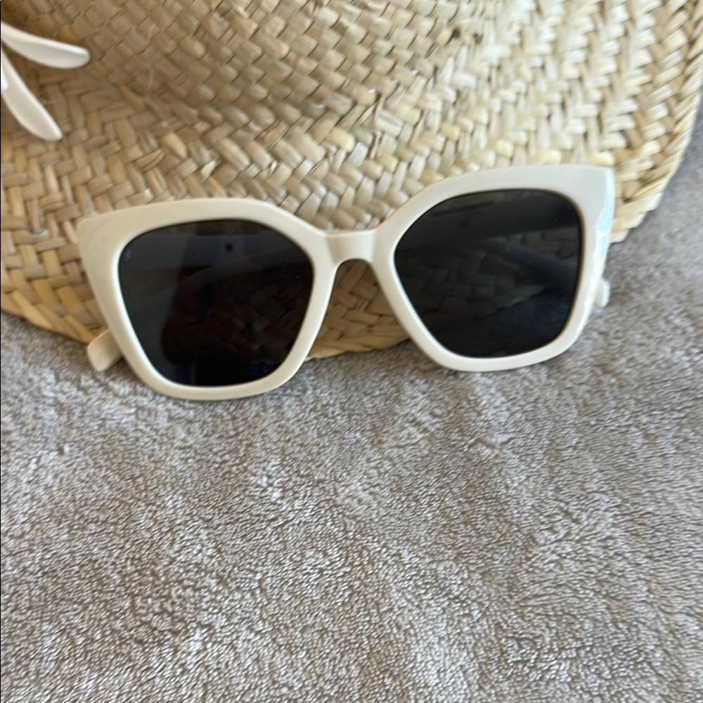 Chic White Sunglasses